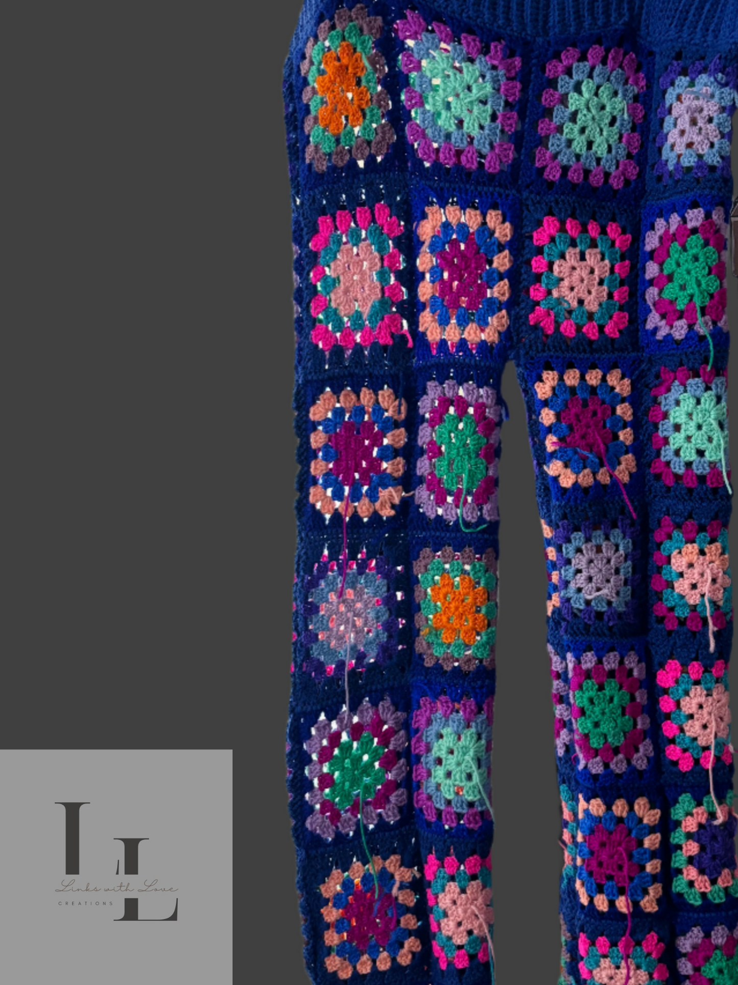 Granny Square Crochet Pants