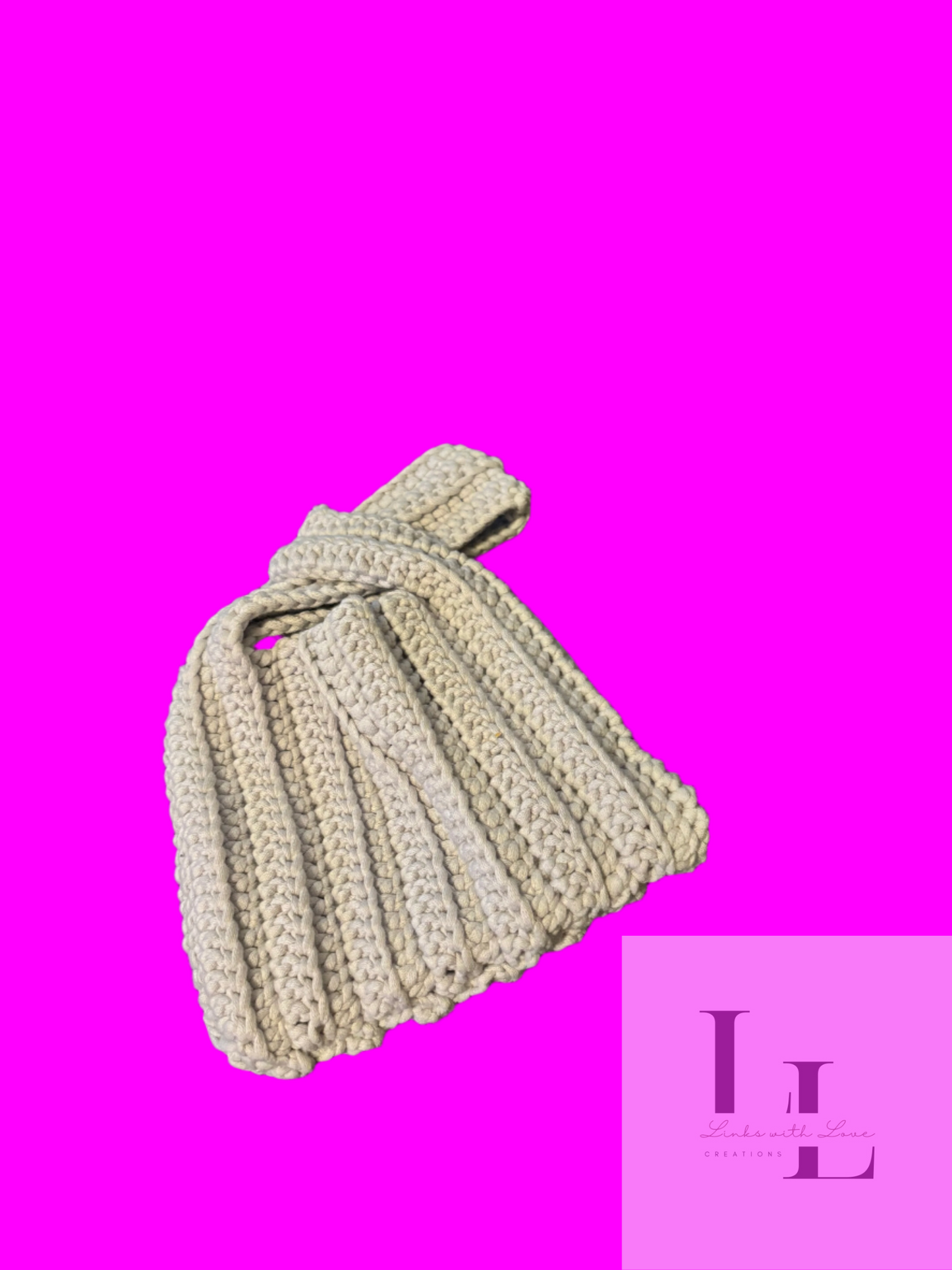 Knotted Crochet Handbag