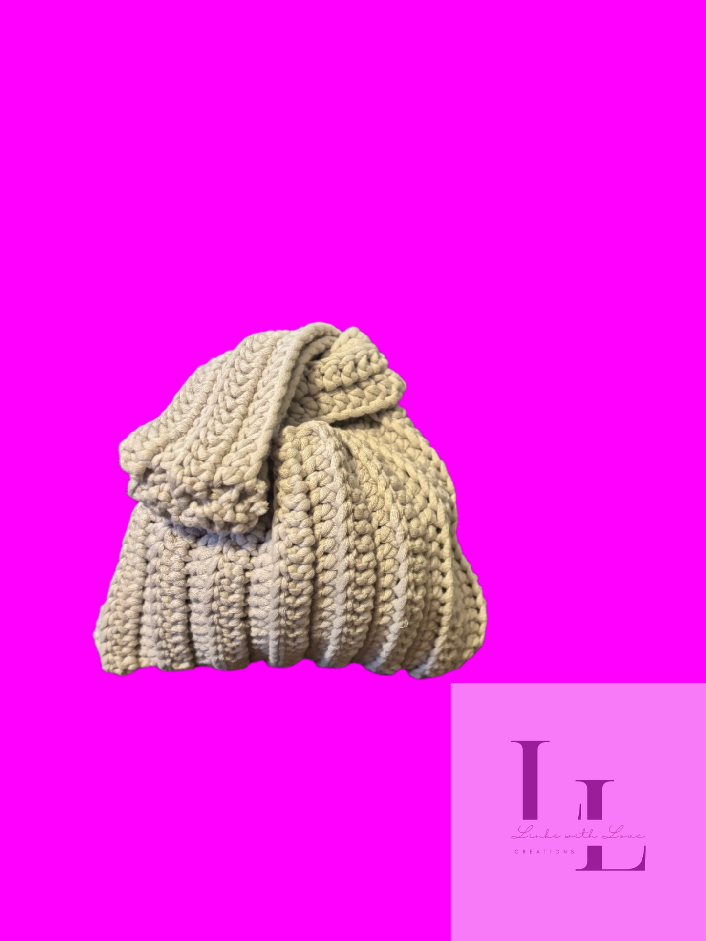 Knotted Crochet Handbag