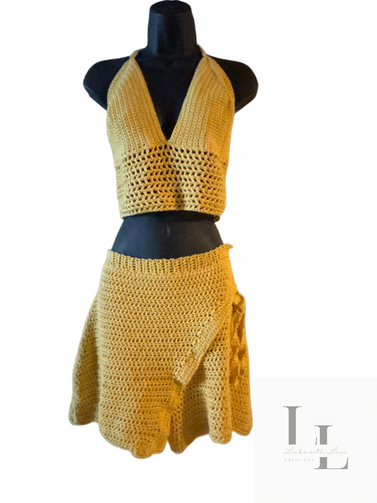 Skort & Crop Top Set