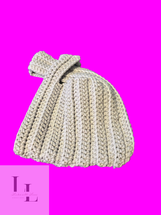 Knotted Crochet Handbag